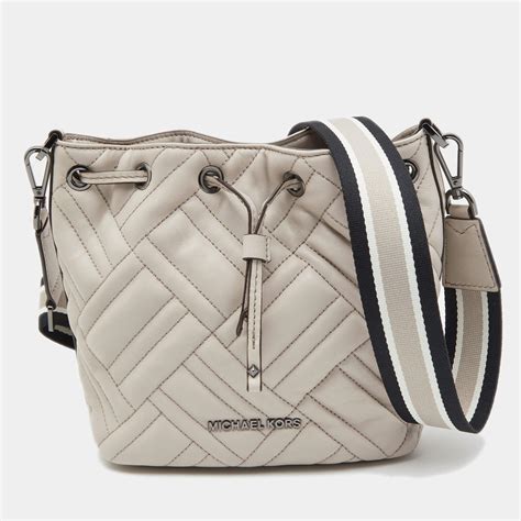 michael kors peyton bucket bag|Michael Kors drawstring bucket bag.